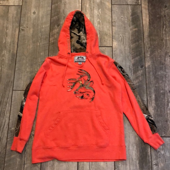 Legendary Whitetails Tops - Legendary Whitetails coral color hoodie, size medium
